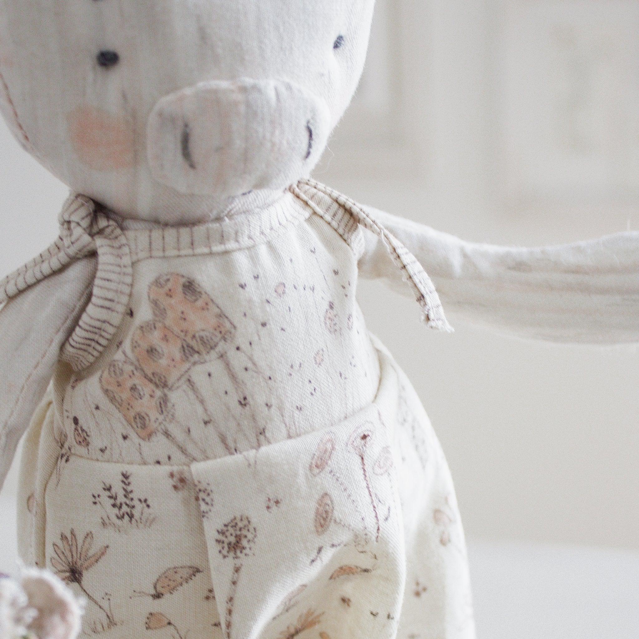 RETIRED - Hutch Studio Original - Pig Penny - Hand-Crafted Cotton Pig、mySite、g9winljtr