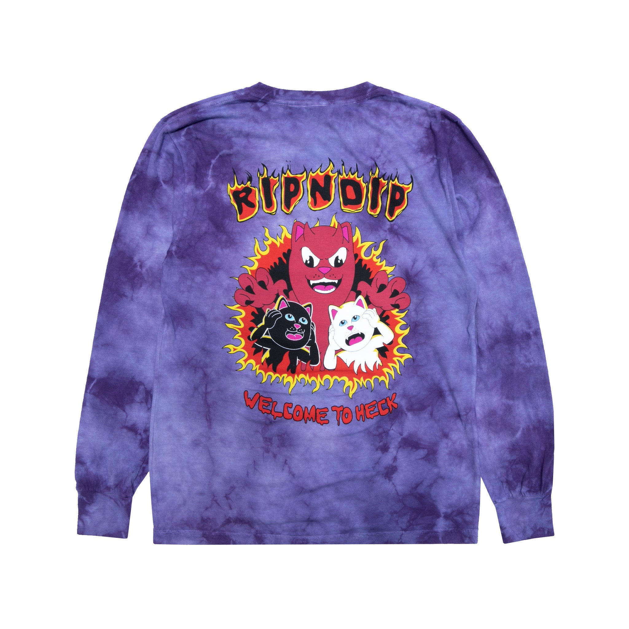  Dark Side Long Sleeve (Plum Lightning Wash)、mySite、merchandisen