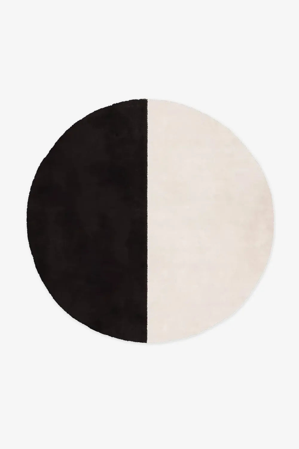 Classic Color Block Round Hand Tufted Wool Rug、mySite、gigharbornorthrealestate