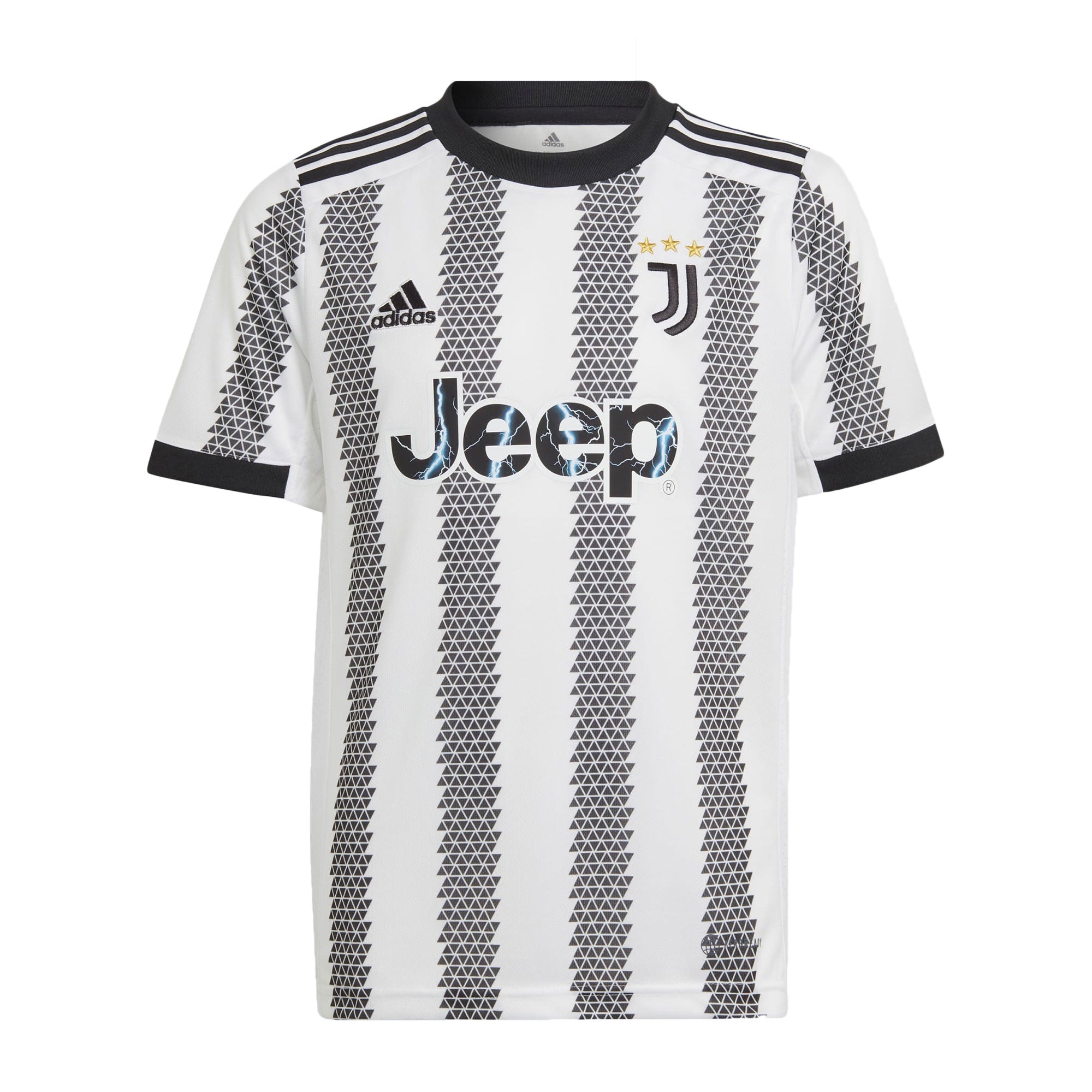 adidas Kids Juventus 2022/23 Home Jersey White/Black、mySite、noshort