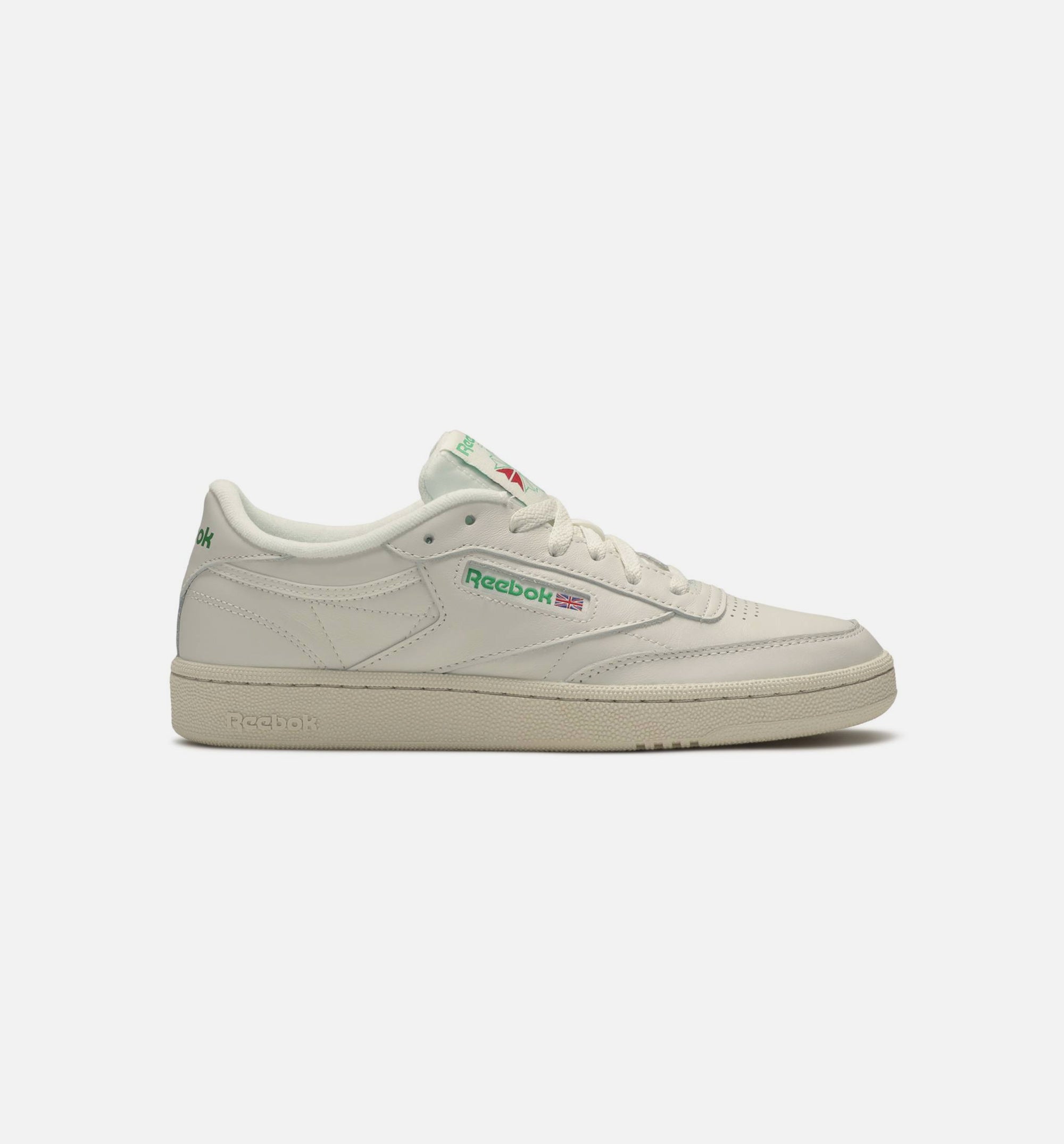 Club C 85 Vintage Womens Lifestyle Shoe - Chalk White/Green、mySite、dreamappss