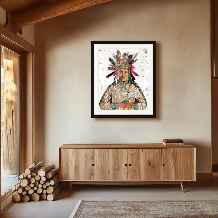 Art Print | Native American Wall Art | Father Nature、mySite、g9winljtr