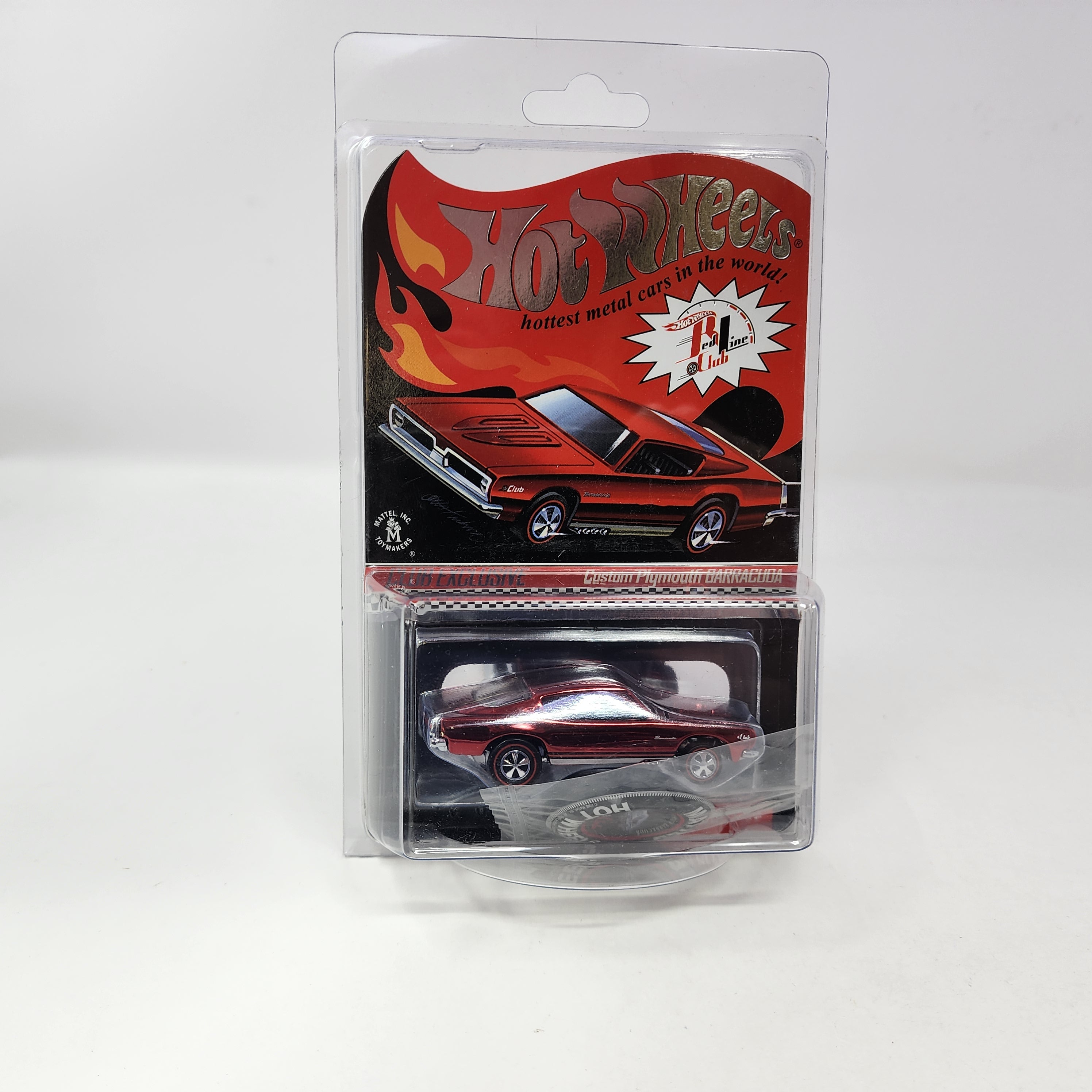 Custom Plymouth Barracuda RED * Hot Wheels Red Line Club RLC Exclusive、mySite、hgirdovlk