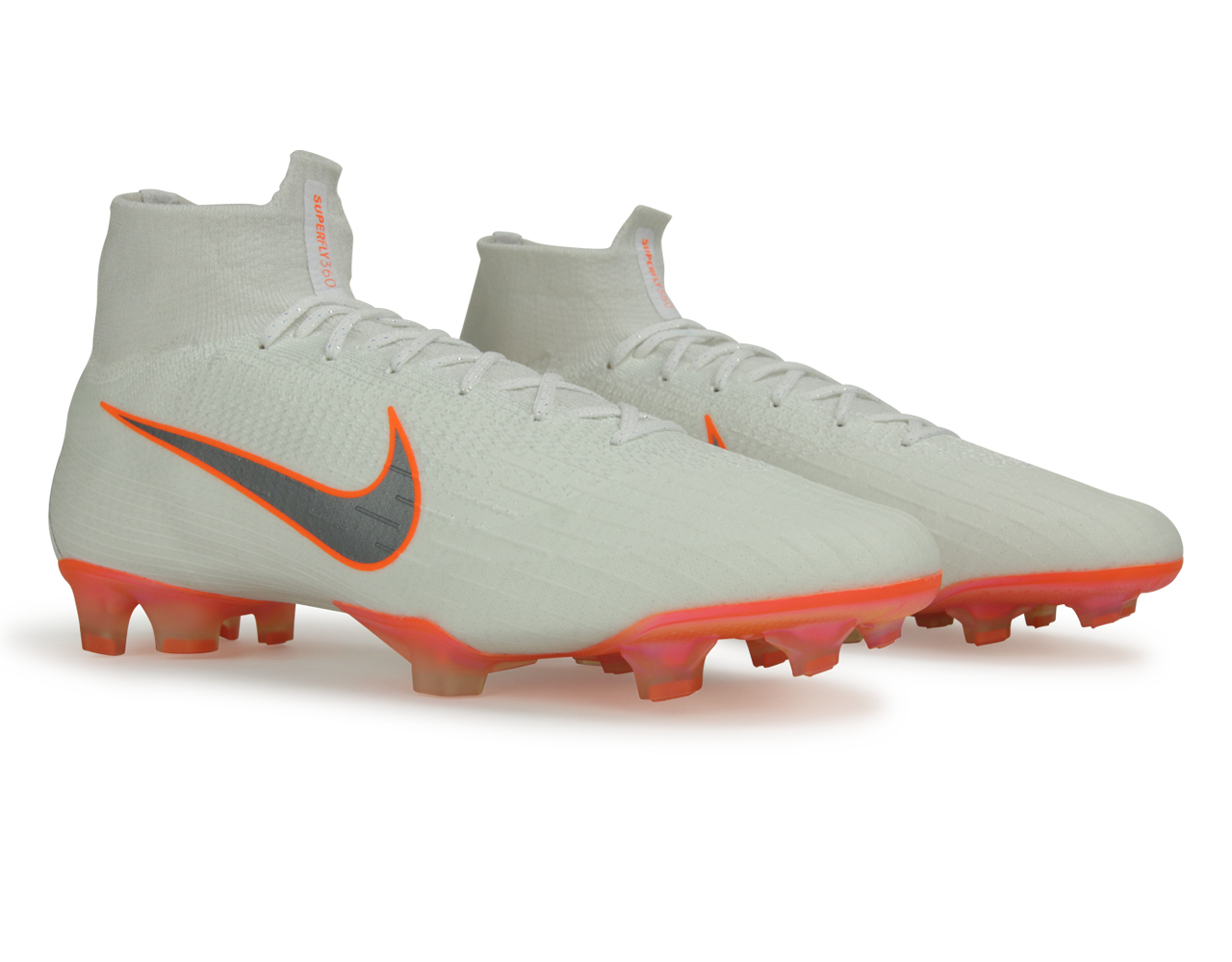 Nike Men's Mercurial Superfly 6 Elite FG White/Metalic Cool Grey/Total Orange、mySite、bottomscart