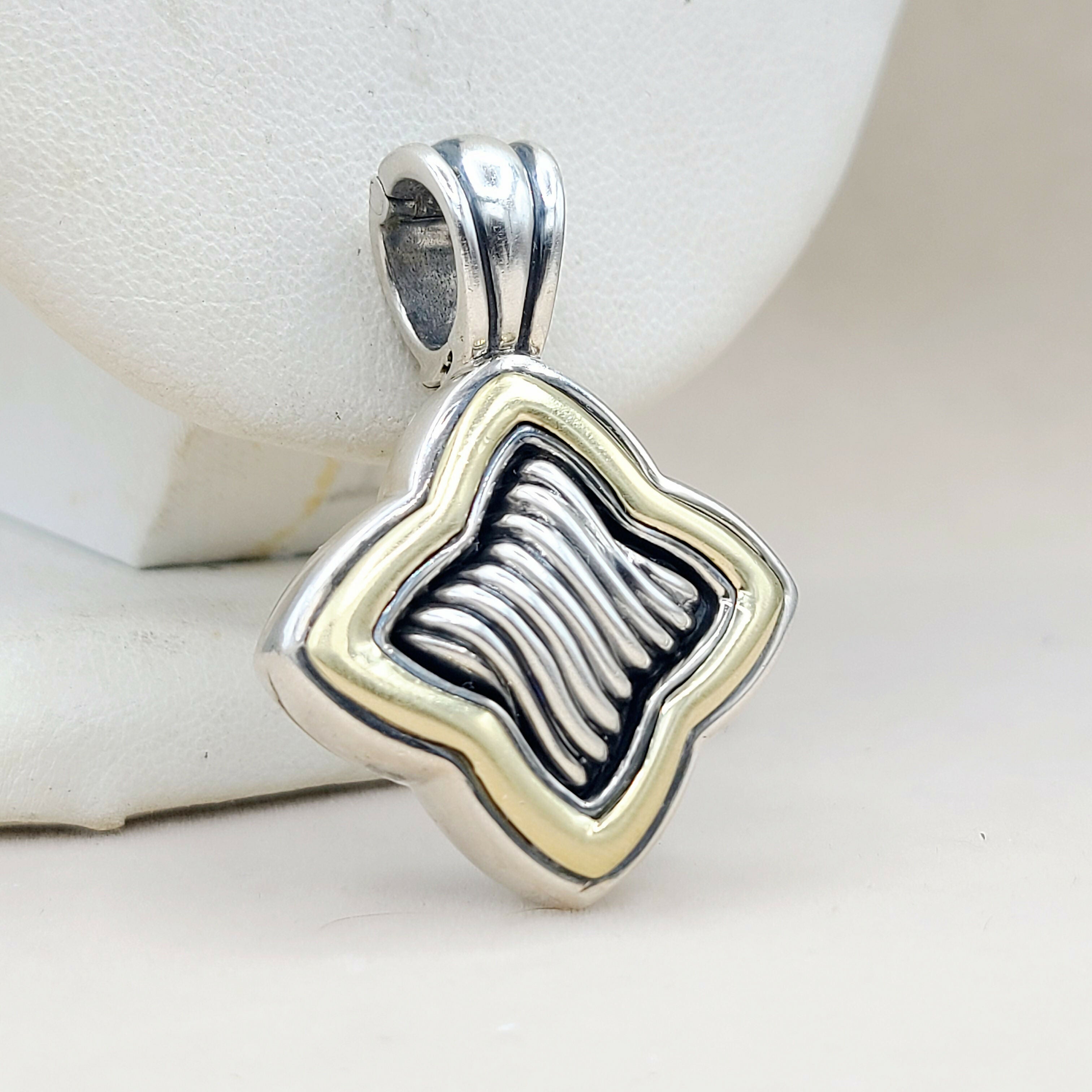 David Yurman Quatrefoil Thoroughbred Pendant Large、mySite、hinf8tx79