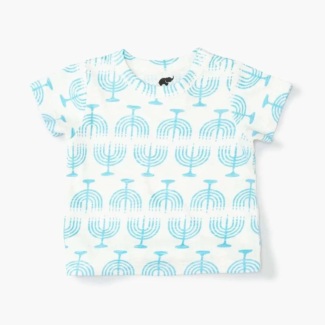 Kids Unisex Menorah Tee by Monica + Andy - (Sizes 3M - 2T)、mySite、topwebapps
