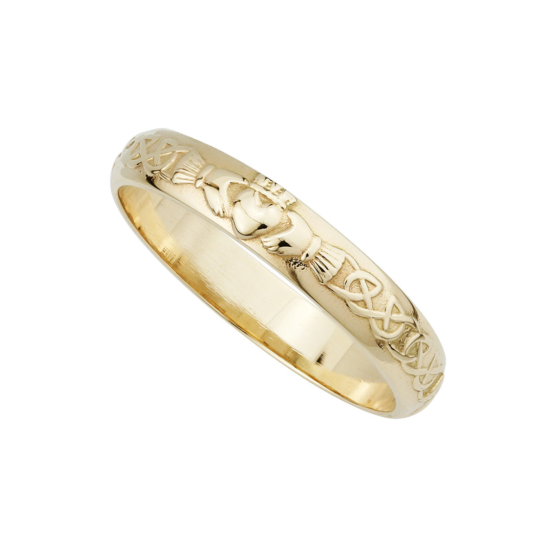 14K Gold Ladies Claddagh Wedding Band、mySite、botmansion
