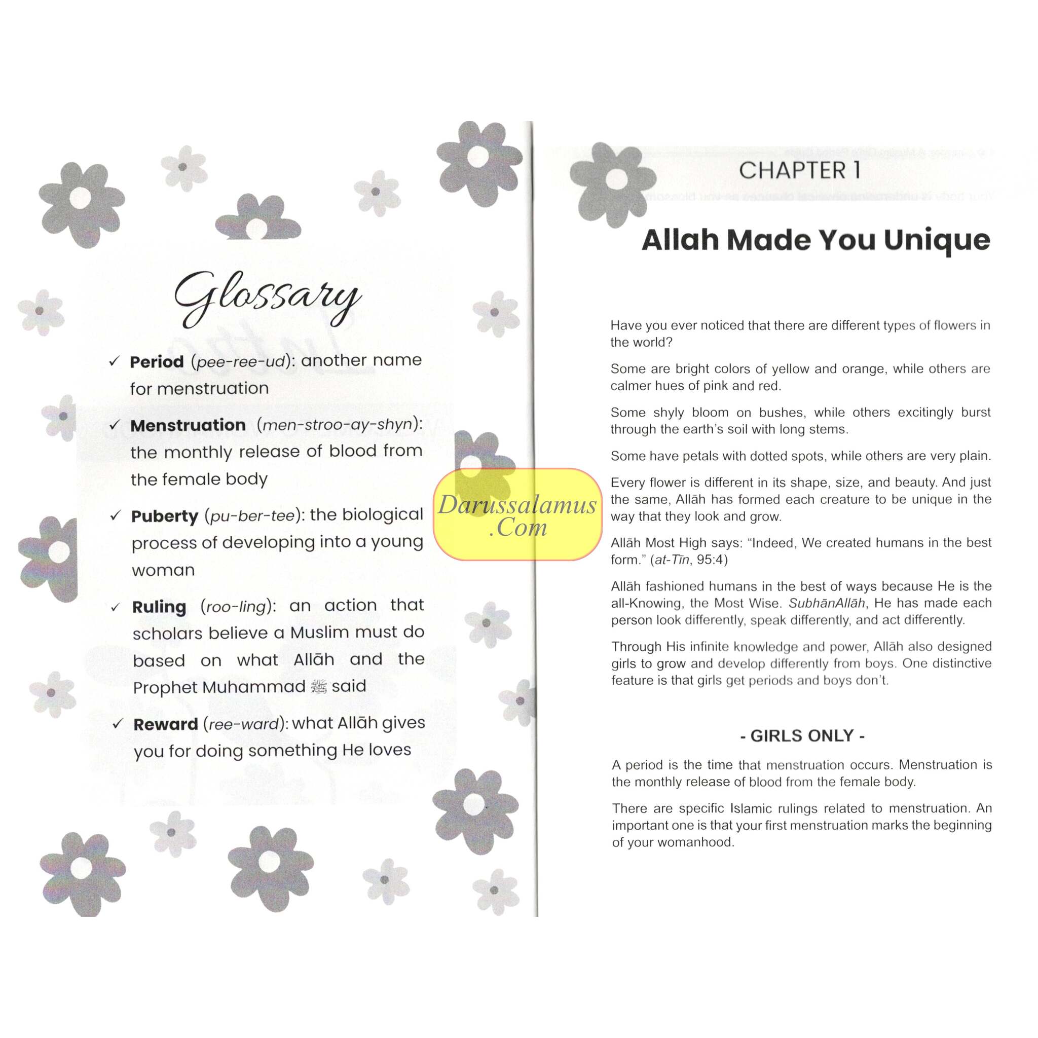 Blossom: A Muslim Girl's Period Guide by Naielah Ackbarali、mySite、topwebapps