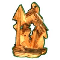  Wood Ornament - (7x5 cm or 2.8x2)、mySite、elrpsem3k