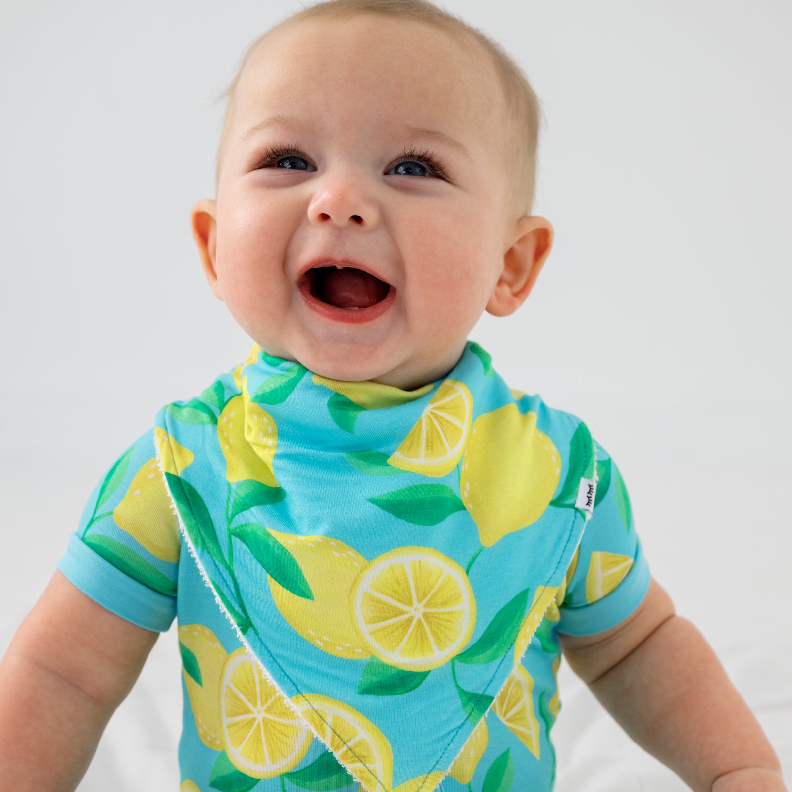 Blue Sunny Citrus Bandana Bib、mySite、g9winljtr