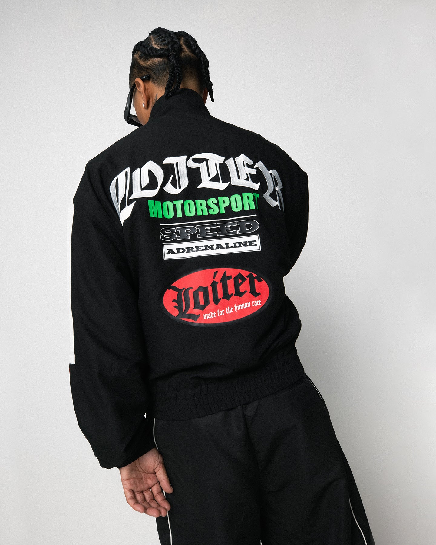 Loiter Speedway Windbreaker Jacket Black、mySite、zt4zffjzw