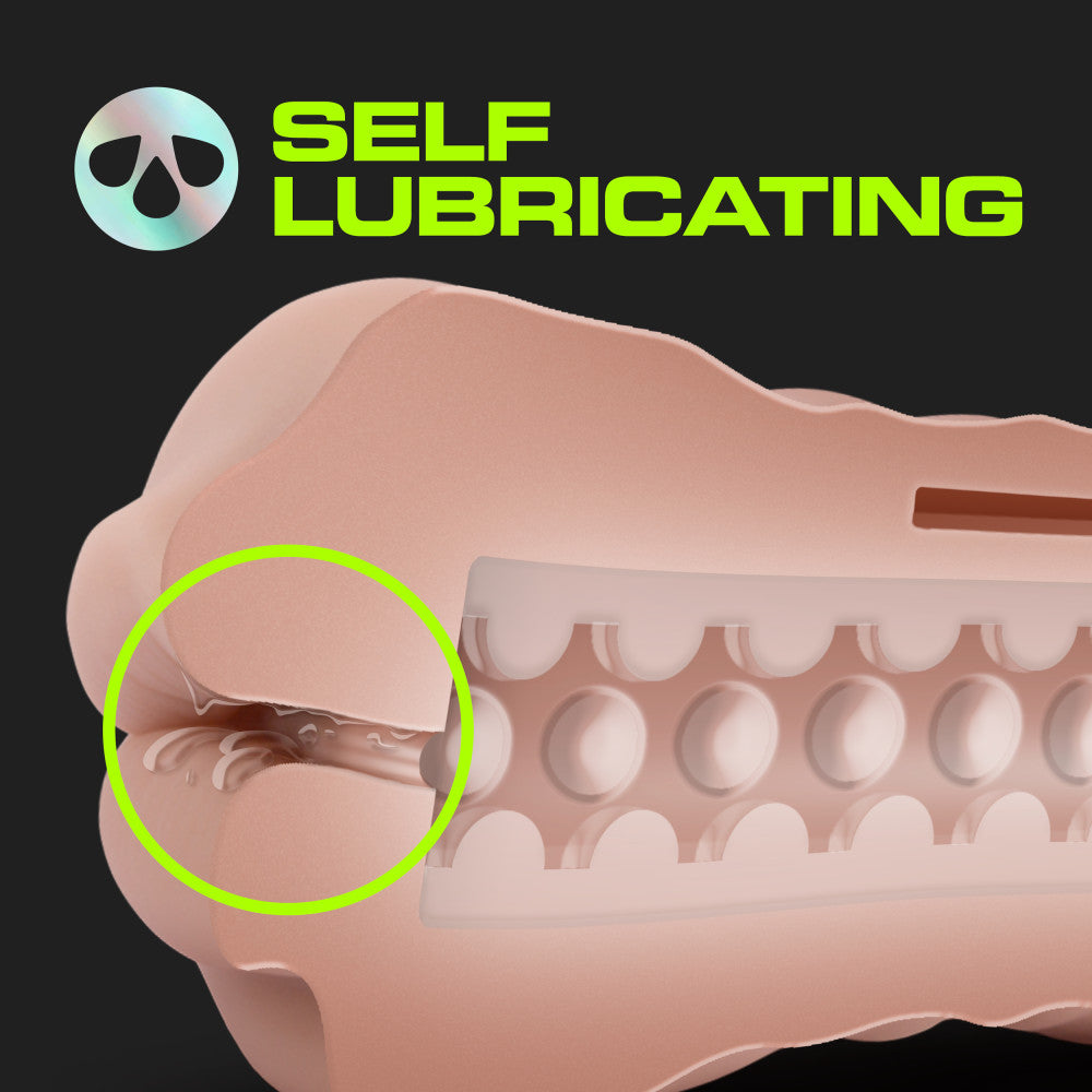 M For Men By Blush® | 3-Pack Self-Lubricating Vanilla Vibrating Masturbator / Stroker、mySite、bottomscart