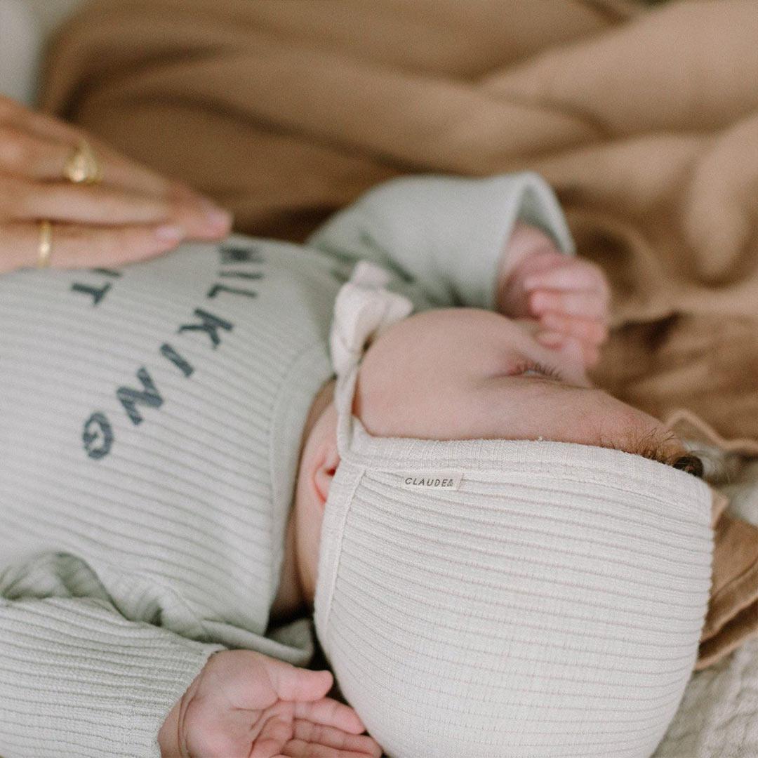  Claude & Co Ribbed Bonnet - Oat、mySite、merchandisen