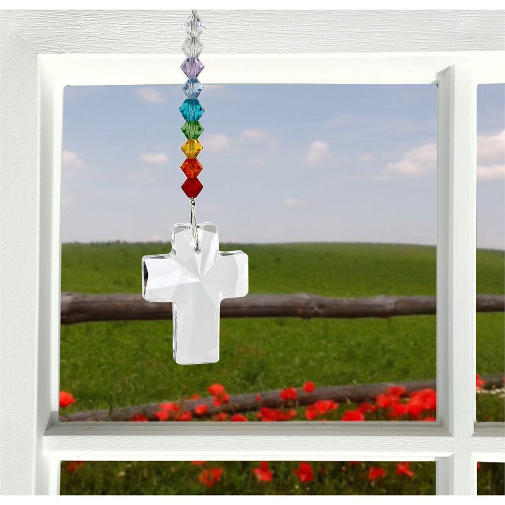 Crystal Cross Rainbow Maker/Suncatcher、mySite、g9winljtr