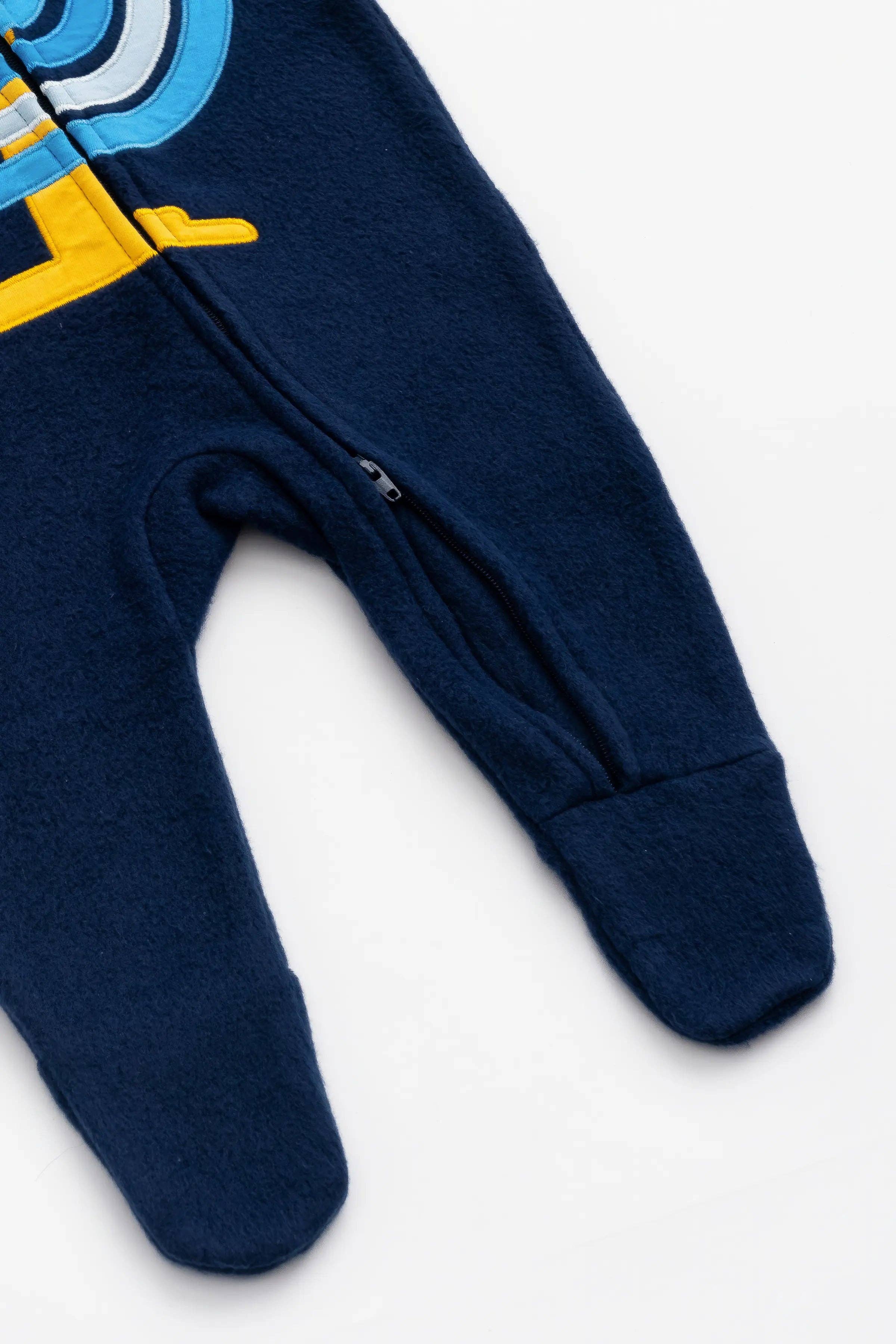 Menorah Fleece Zip One-Piece by Monica + Andy - (Sizes 0 - 24M)、mySite、topwebapps