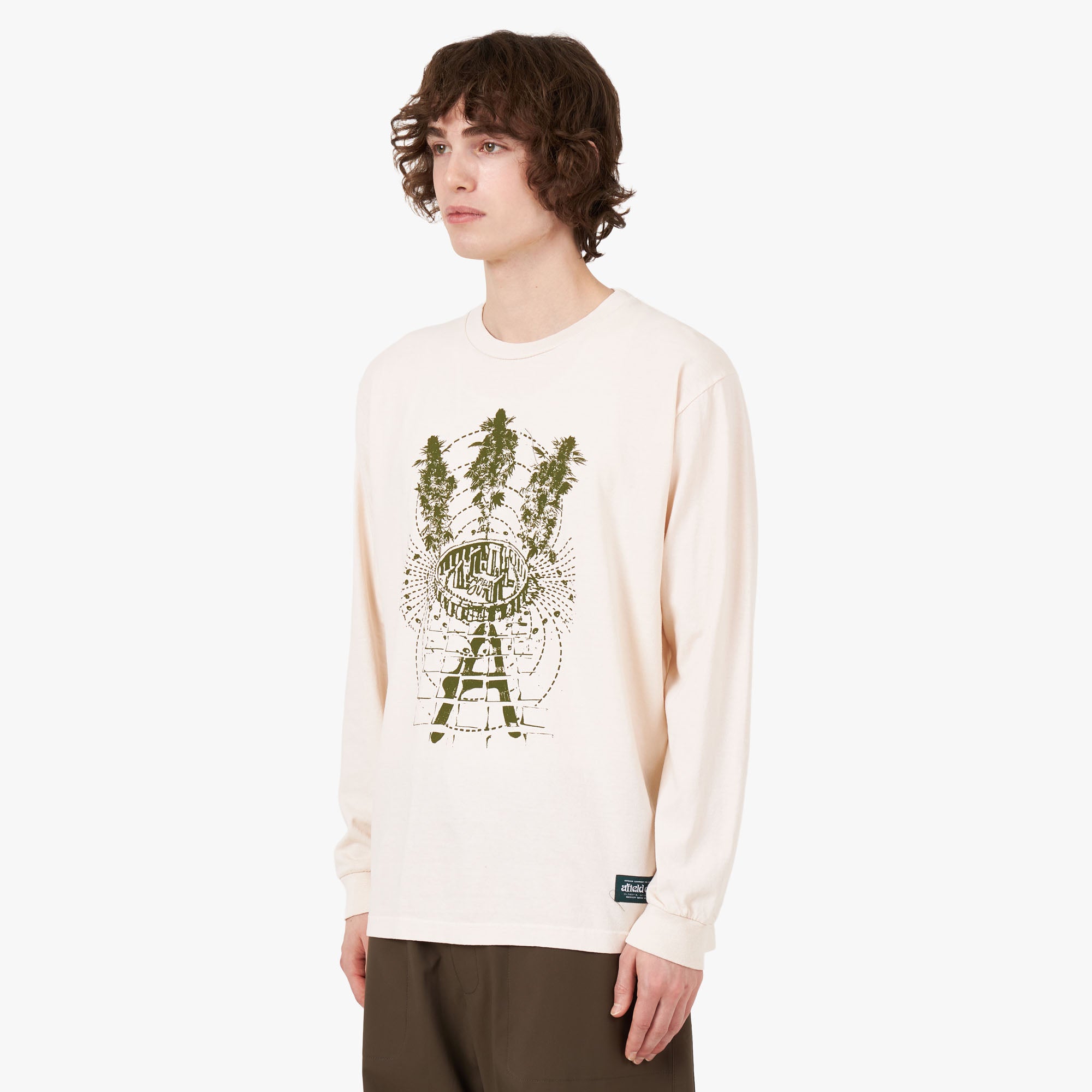  Afield Out STONE L/S T-Shirt Bone、mySite、merchandisen