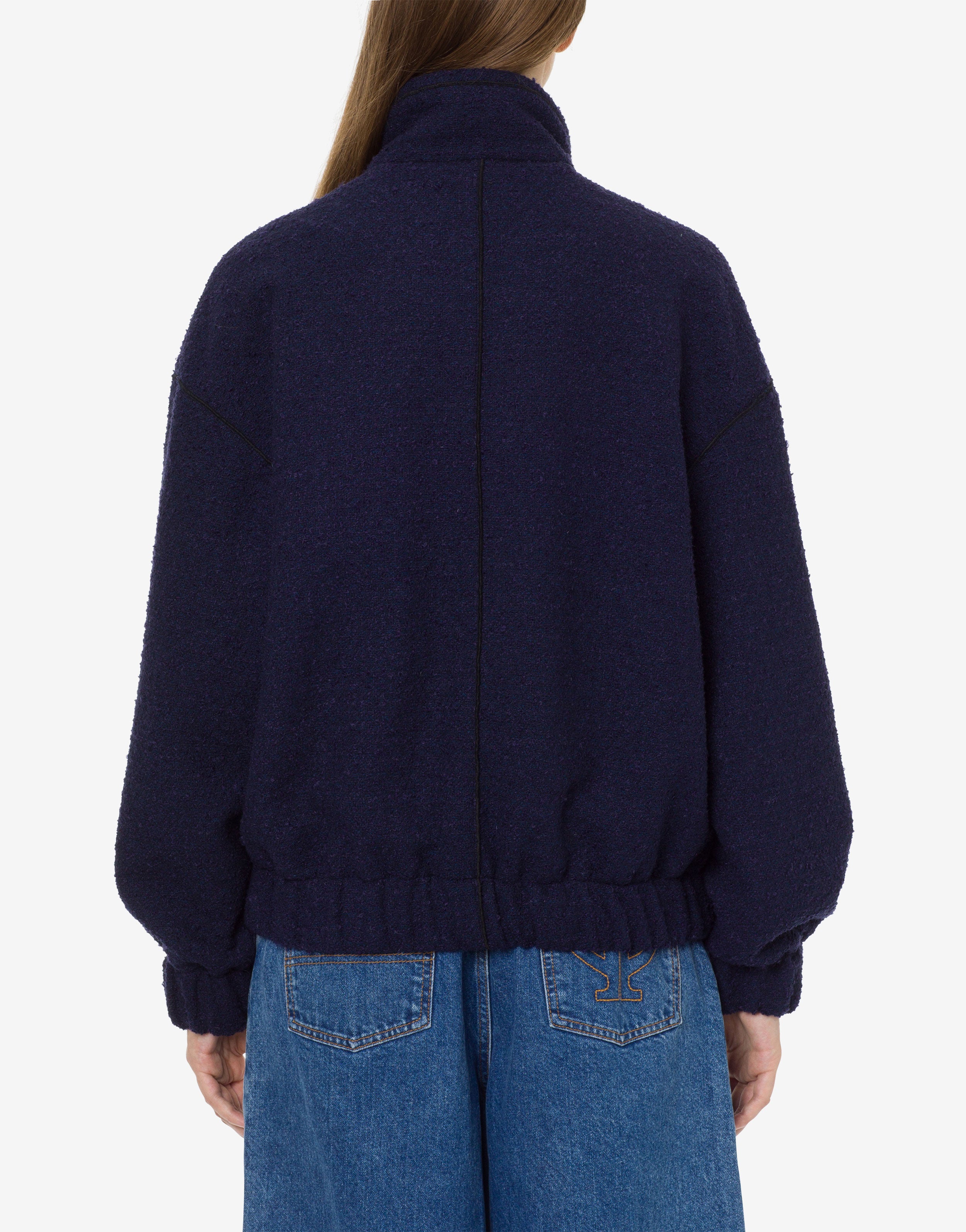 Bomber in stuoia bouclé、mySite、aoinhome