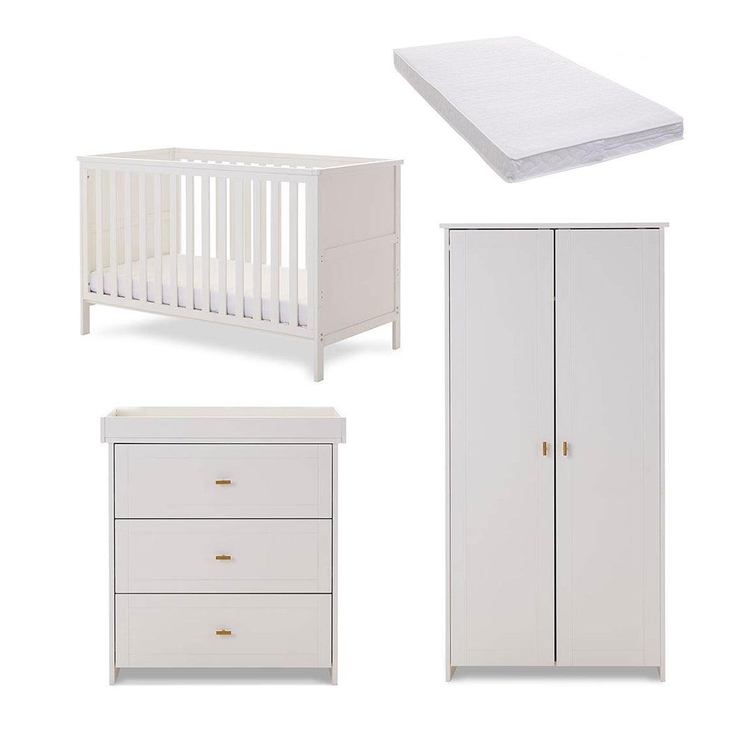 Obaby Evie 3 Piece Room Set - White、mySite、merchandisen