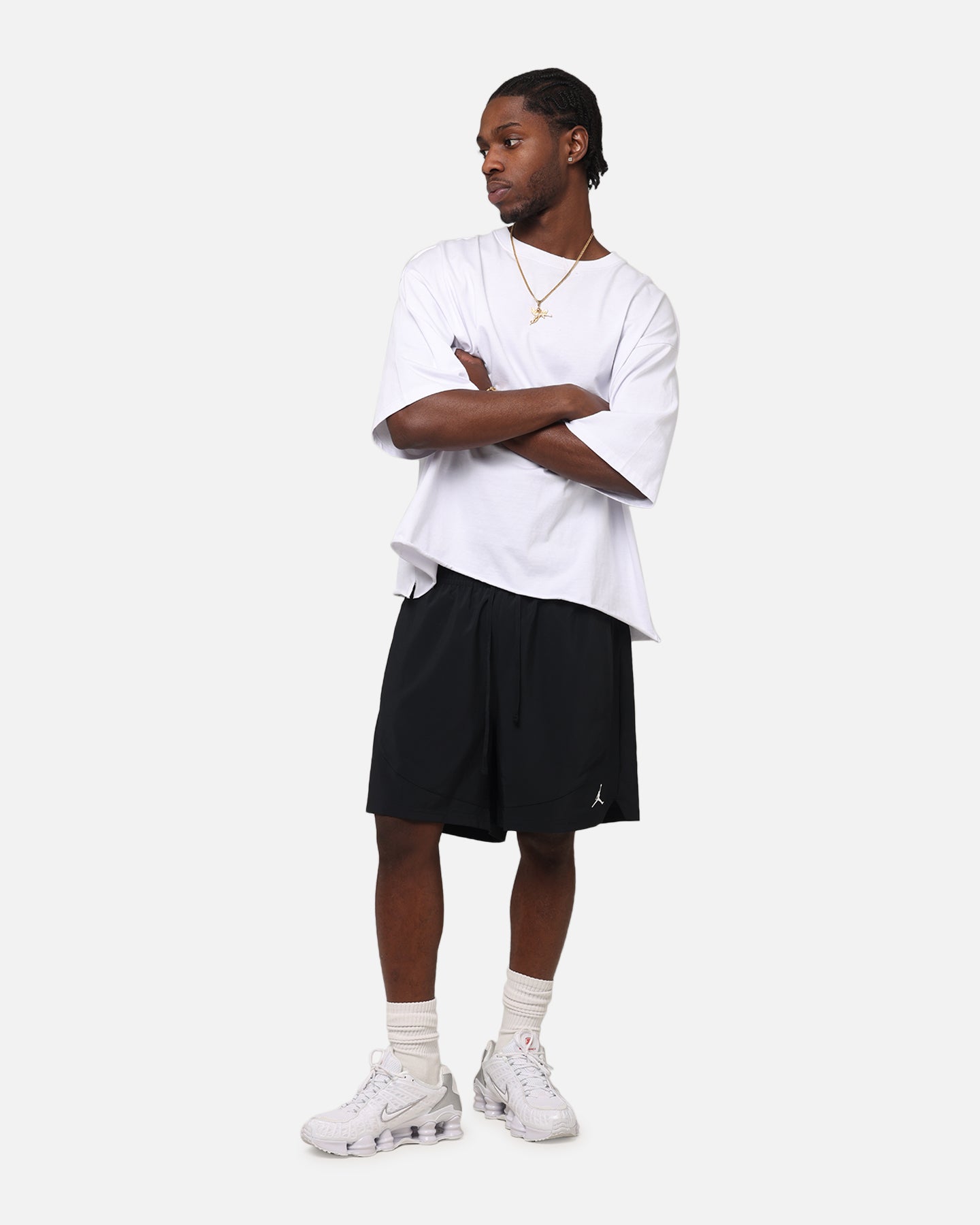 Jordan Dri-FIT Woven Shorts Black/White、mySite、zt4zffjzw
