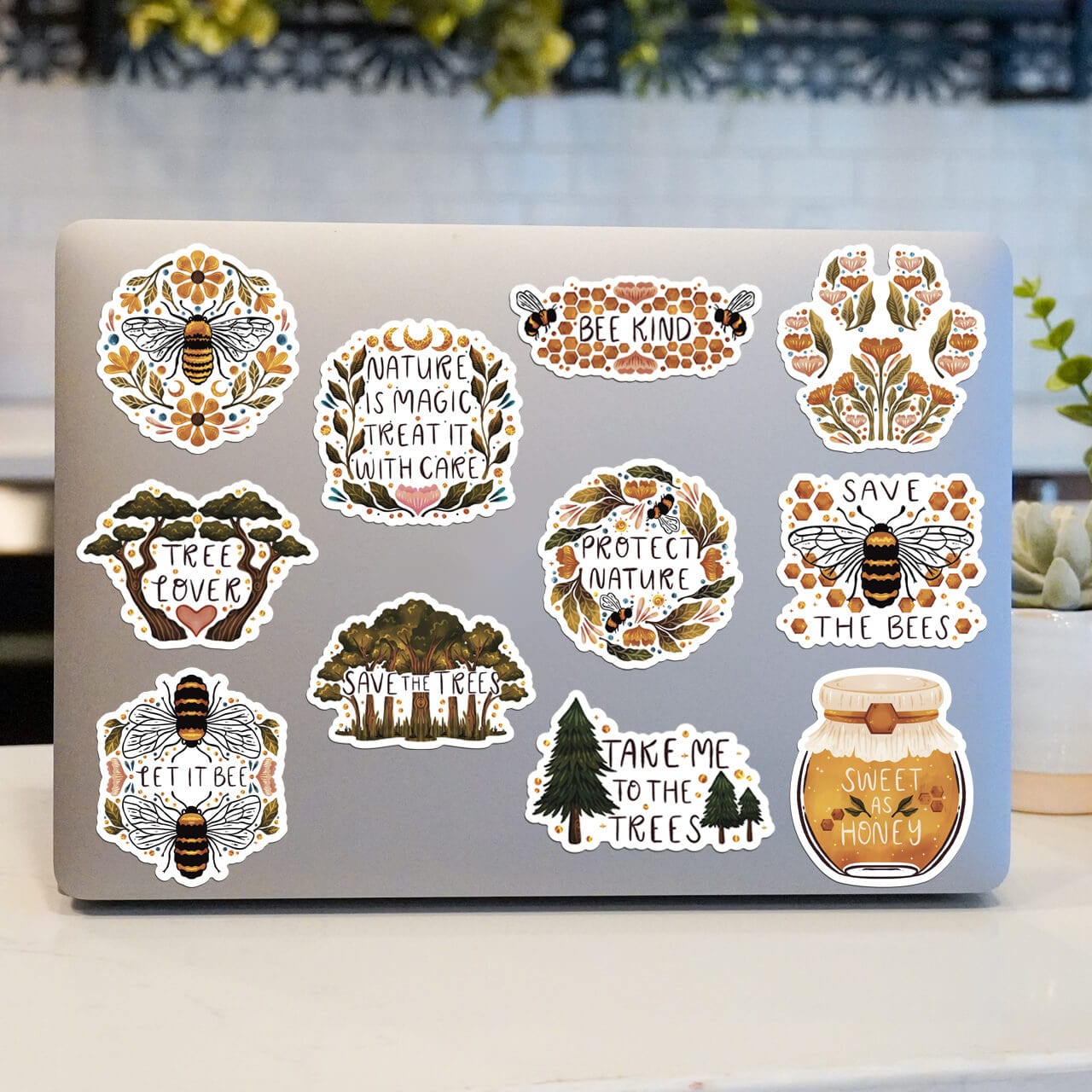  Bees & Trees Sticker 11 Pack、mySite、ghnorth