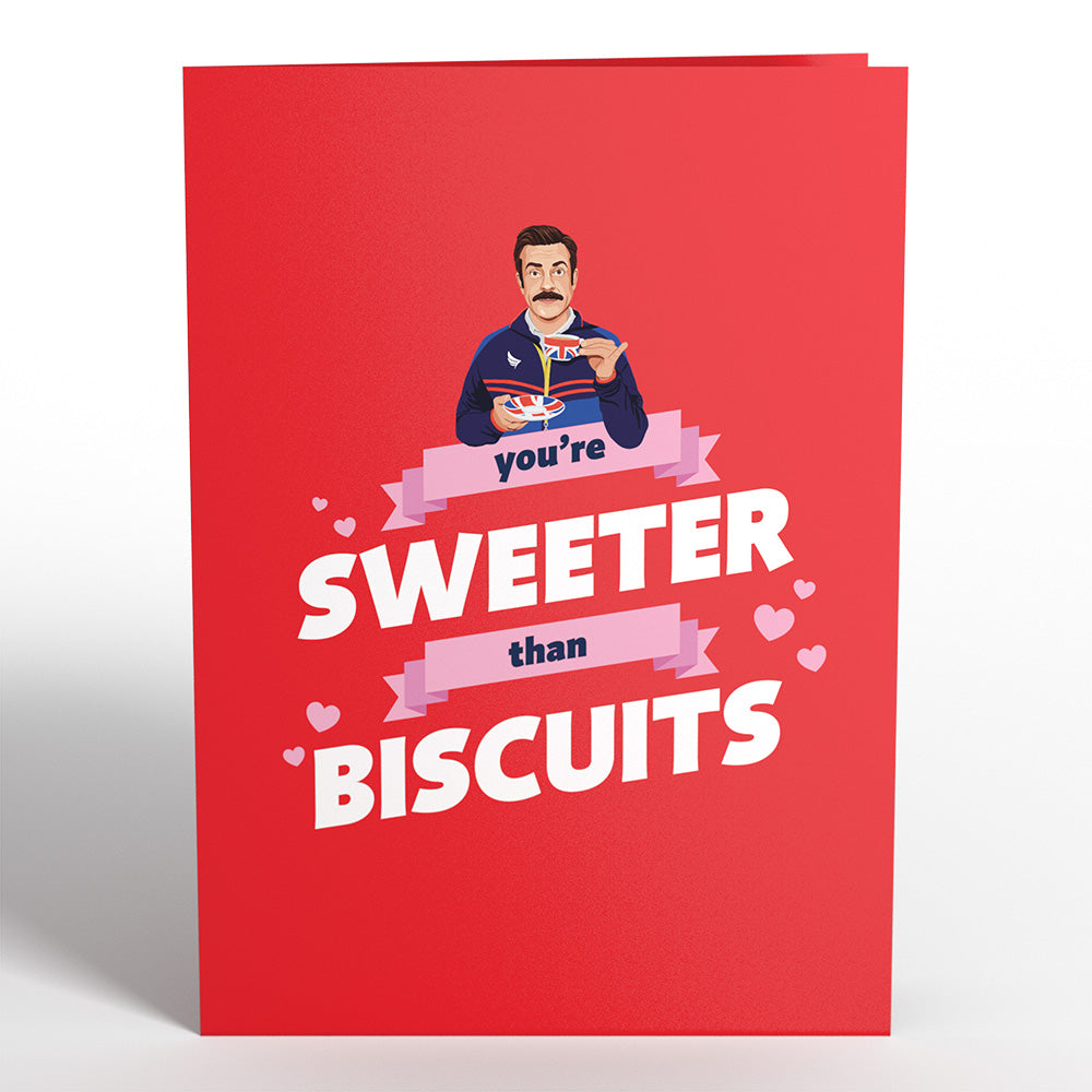 Ted Lasso Sweeter Than Biscuits Pop-Up Card、mySite、solidvoid