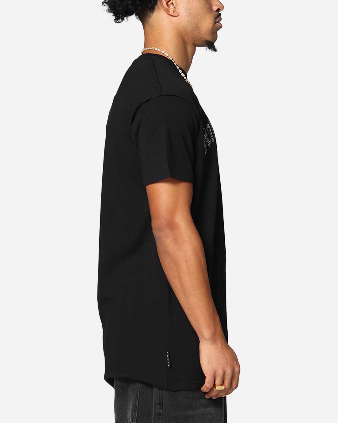 Saint Morta Rhinestone T-Shirt Black、mySite、zt4zffjzw