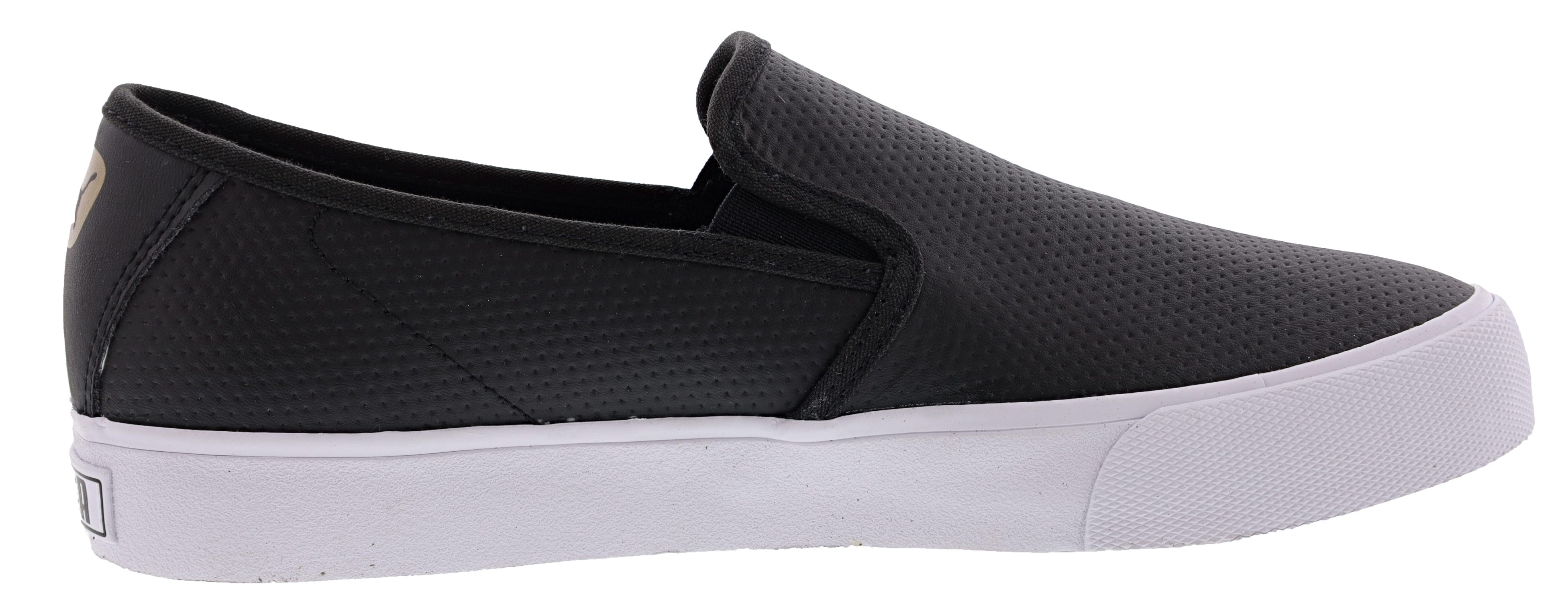 Puma Women's Bari Slip On Cat Leather Shoes、mySite、dreamappss