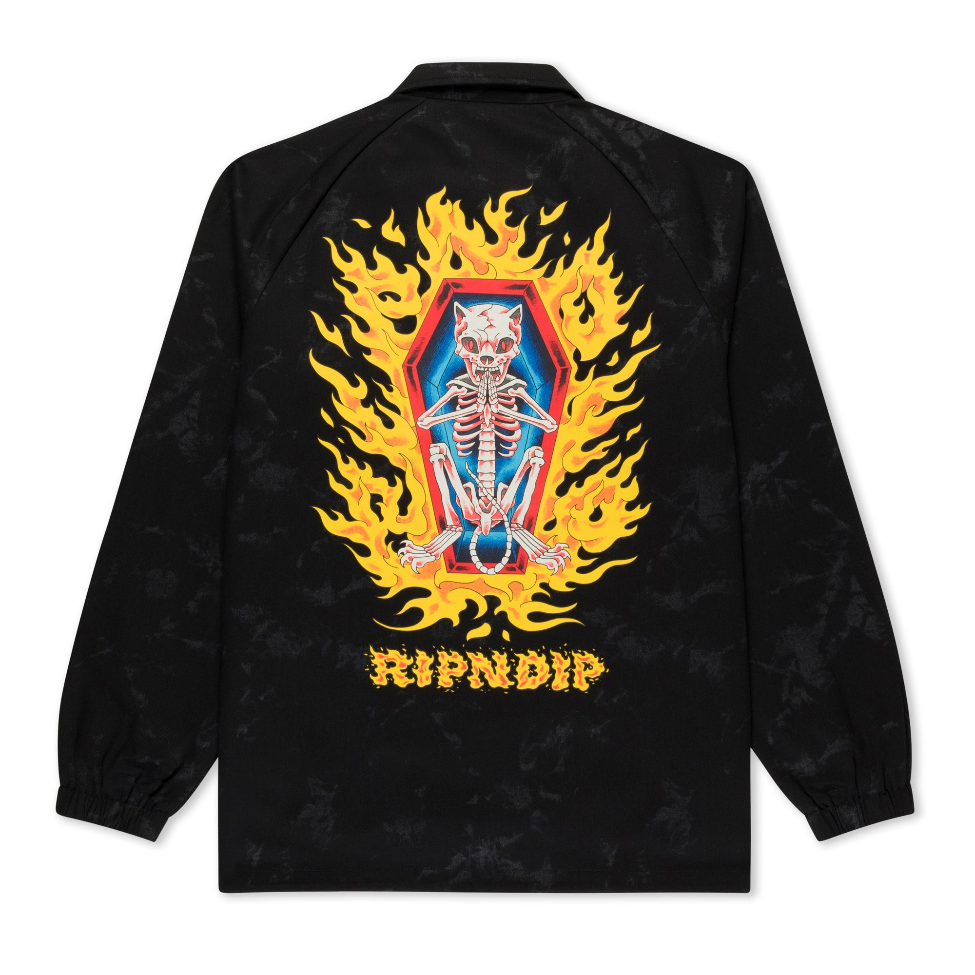  Burn In Heck Coaches Jacket (Black)、mySite、merchandisen