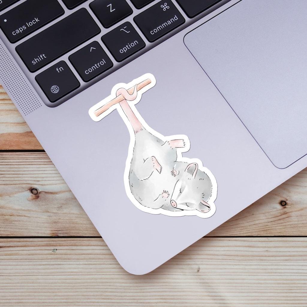  Cute Sleeping Opossum Sticker、mySite、ghnorth
