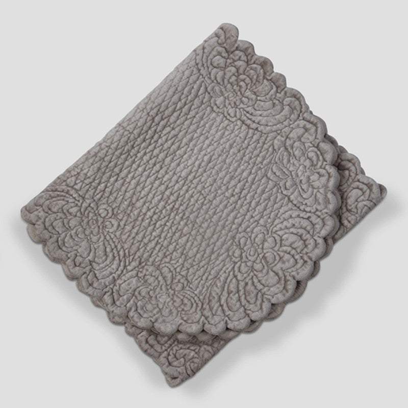 Cotton Dining Mat Set | Table Runner & Placemats | Beige | Set of 9、mySite、camillekostekn