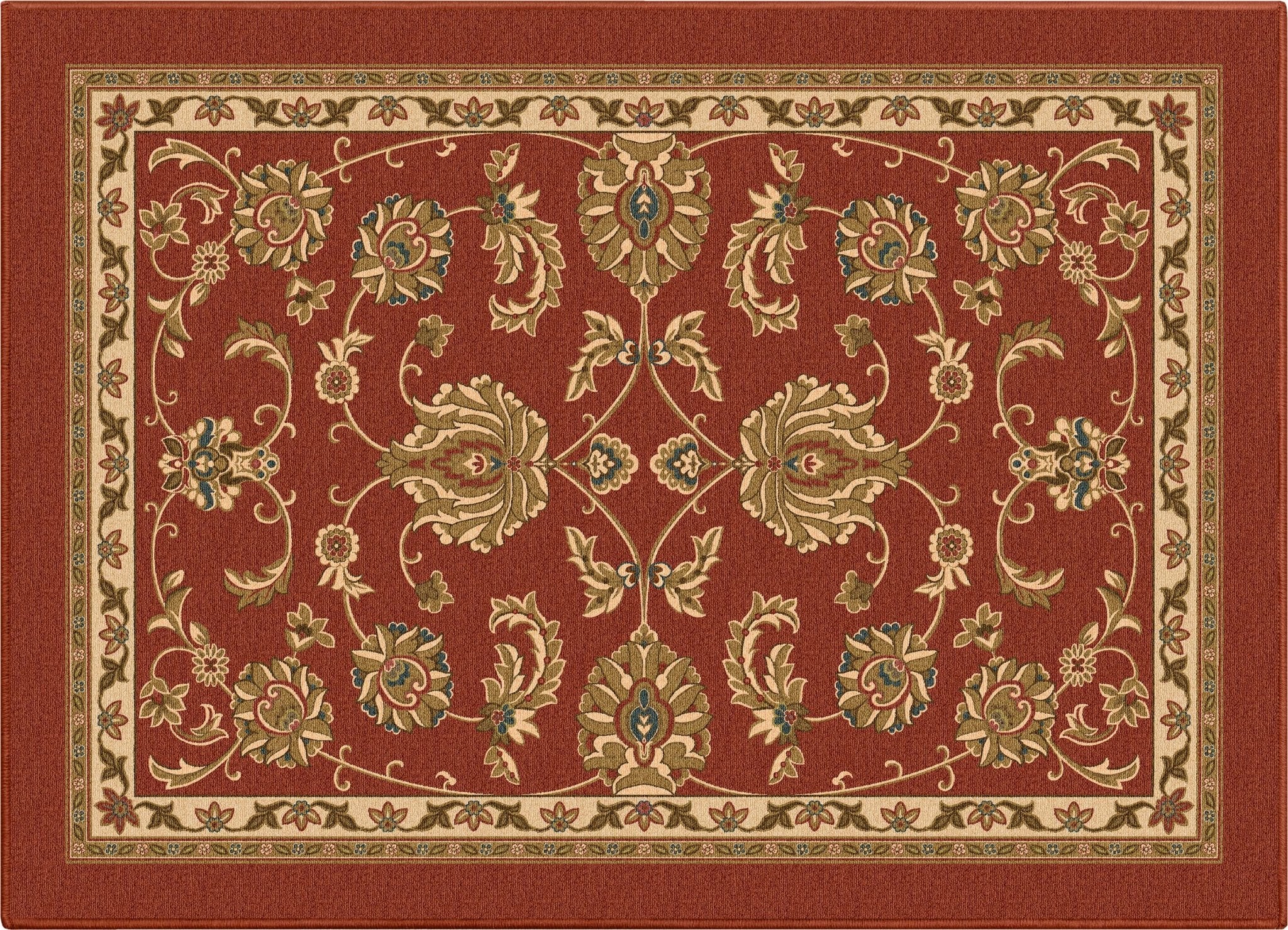 Tabriz Oriental Flat-Weave Cotton Backing Rug、mySite、gigharbornorthrealestate