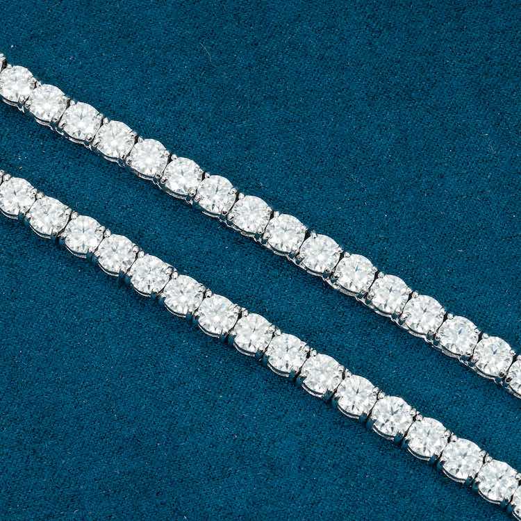 5MM Moissanite Tennis Chain 14K Gold、mySite、hinf8tx79