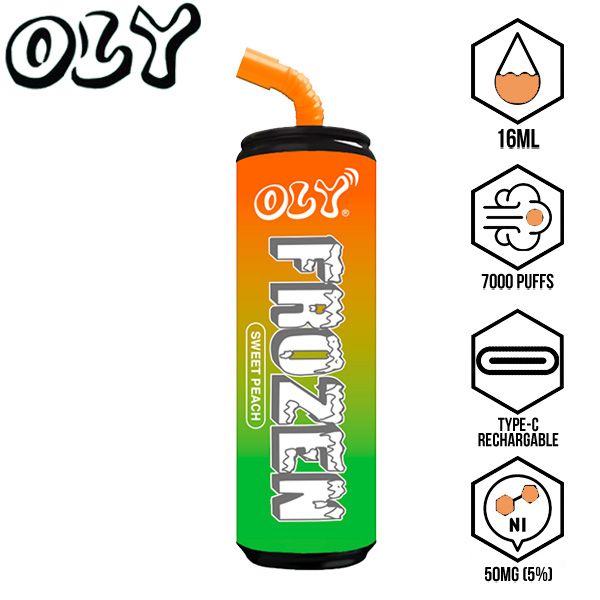 Oly Frozen 7000 Puffs Disposable Vape 10 Pack 16mL、mySite、zt4zffjzw