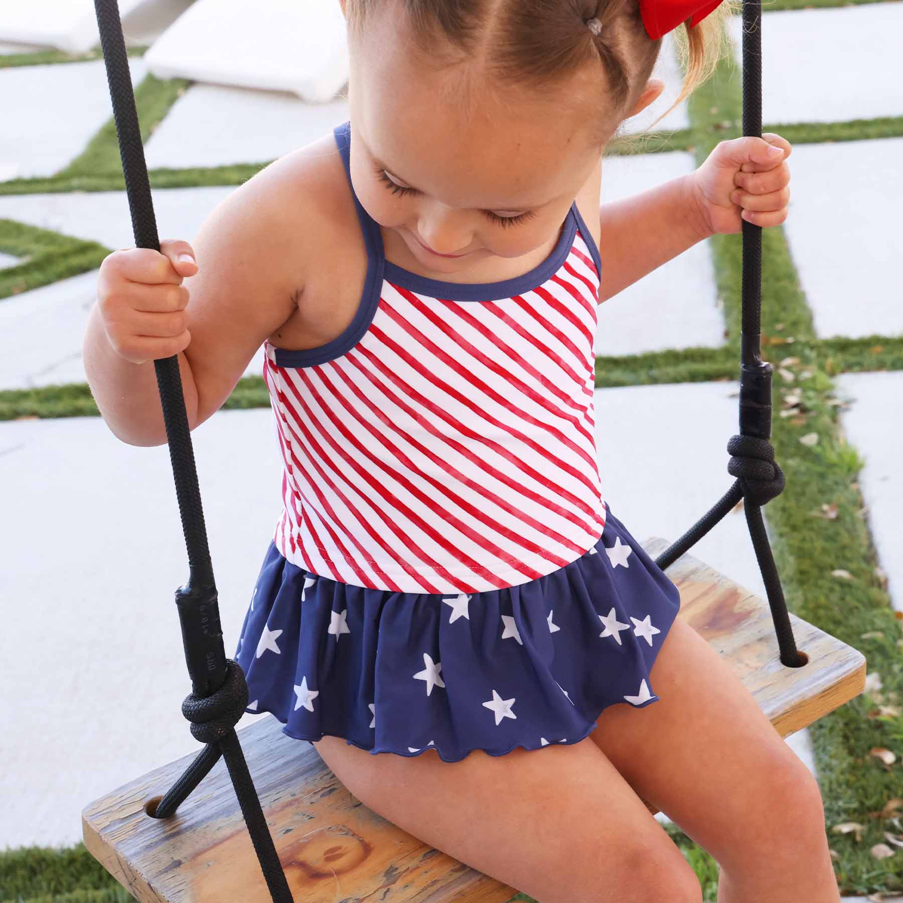  Two Piece Strappy Tankini | Star-Spangled Summer、mySite、layawaytickets