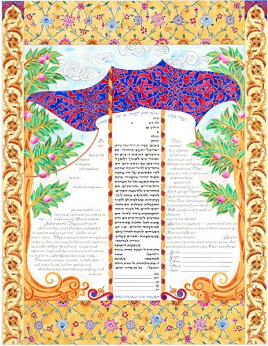  Kochi Ketubah by Amy Fagin、mySite、elrpsem3k