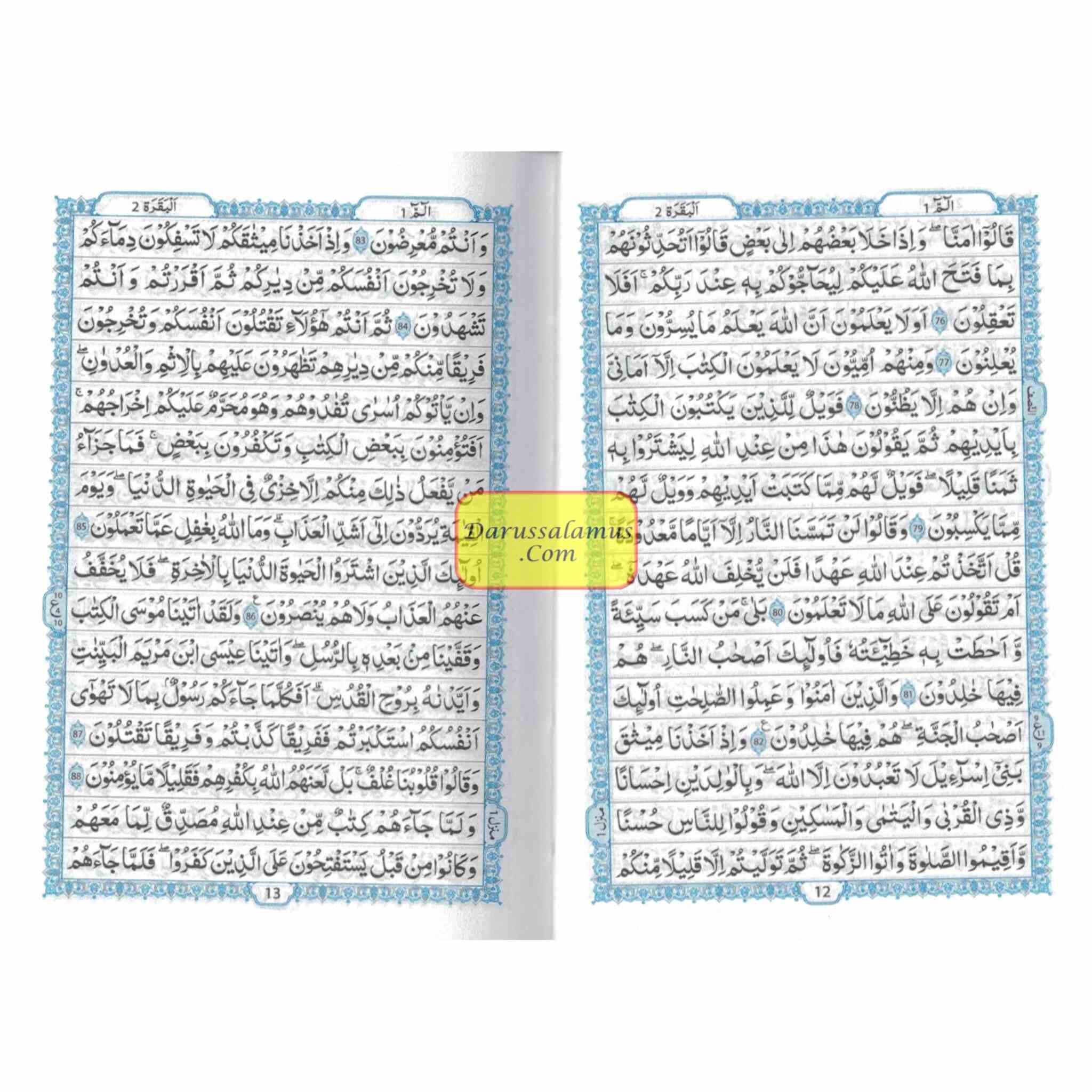 The Quran Arabic Only , 16 Lines Pakistani / Indian/ Persian Script Pocket Size 4.8 x 3.5 Inch For Huffaz (Ref 2)、mySite、topwebapps