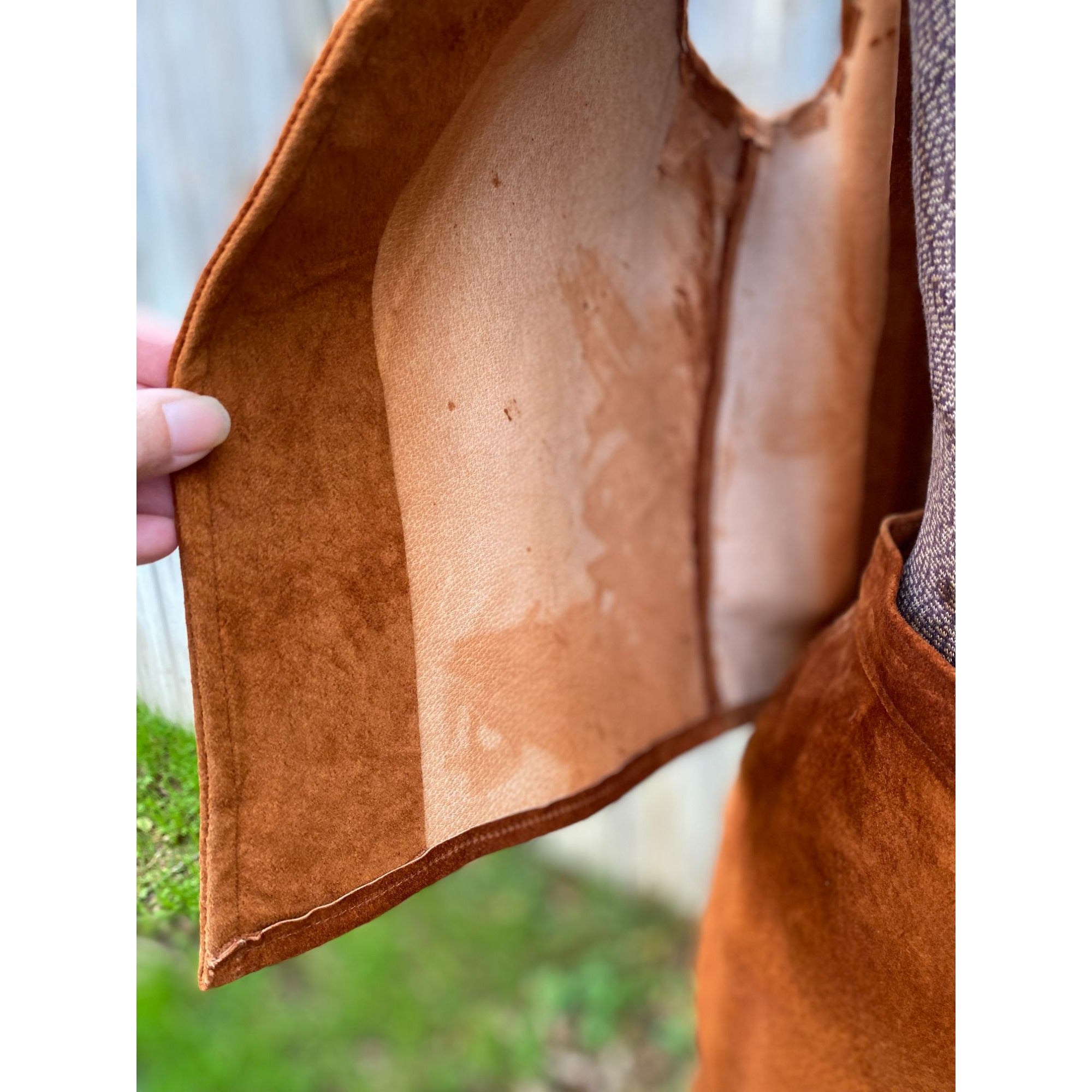 70's Rich Ranch Pig Suede Leather Vest & Skirt Set、mySite、garagedoors4me