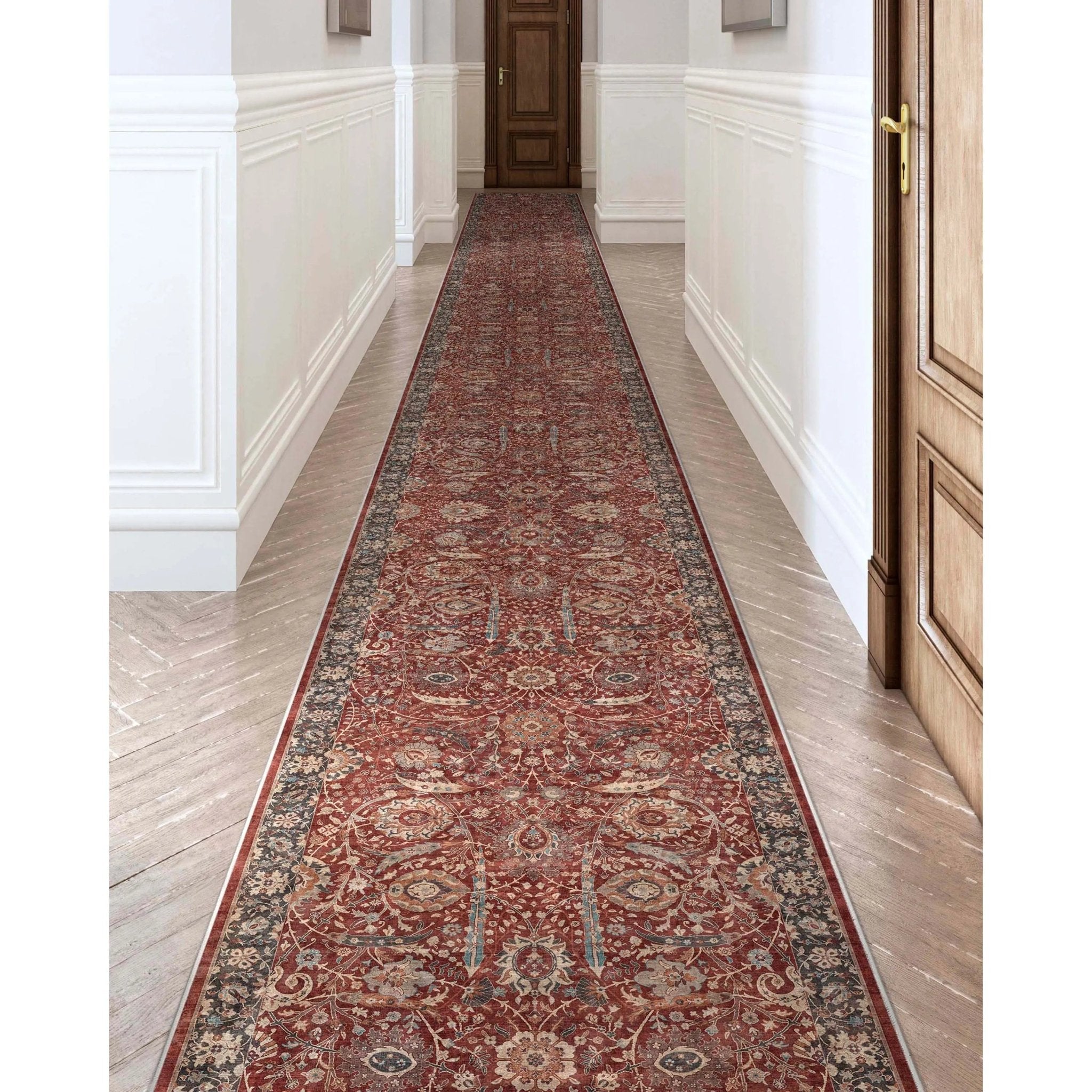Liana Vintage Oriental Red Flat-Weave Rug、mySite、gigharbornorthrealestate