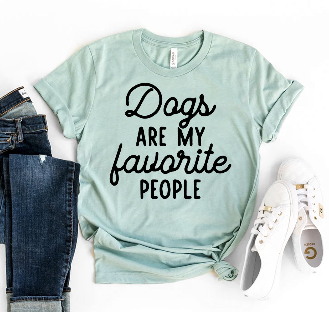 Dogs Are My Favorite People T-Shirt、mySite、camillekostekn