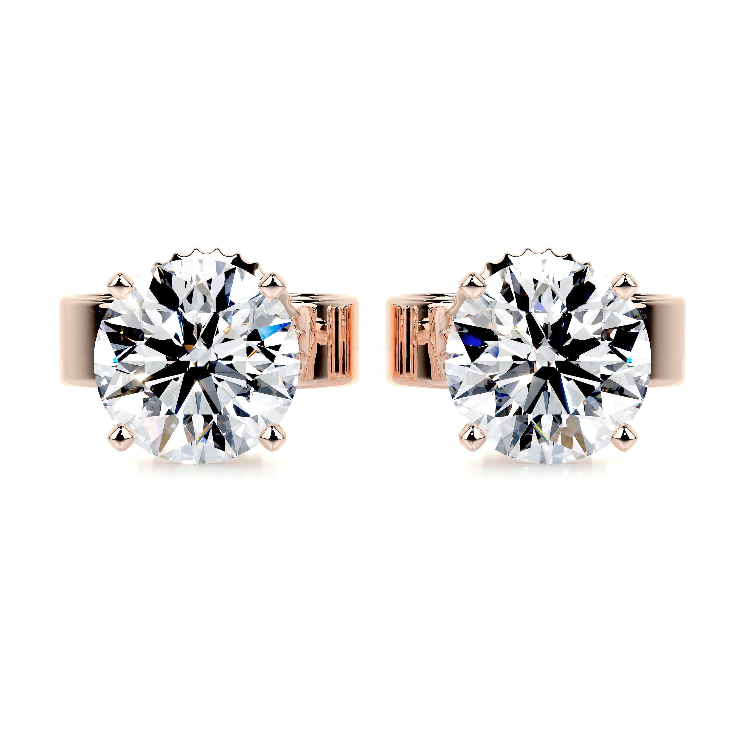 Allen Lab Grown Diamond Earrings -14K Rose Gold (RTS)、mySite、hinf8tx79