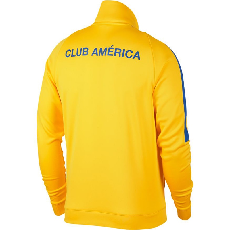Nike Men's Club America 18/19 Franchise Jacket Tour Yellow/Varsity Royal、mySite、noshort