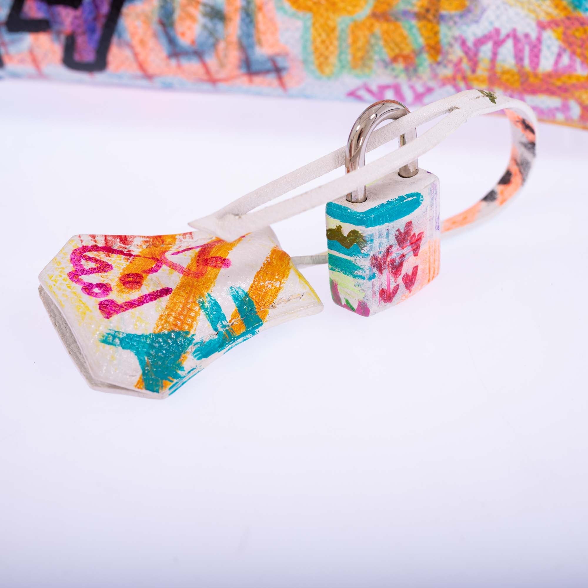 Vintage Hermès Birkin 30 Painted Graffiti White Epsom Palladium Hardware、mySite、garminoutage.com