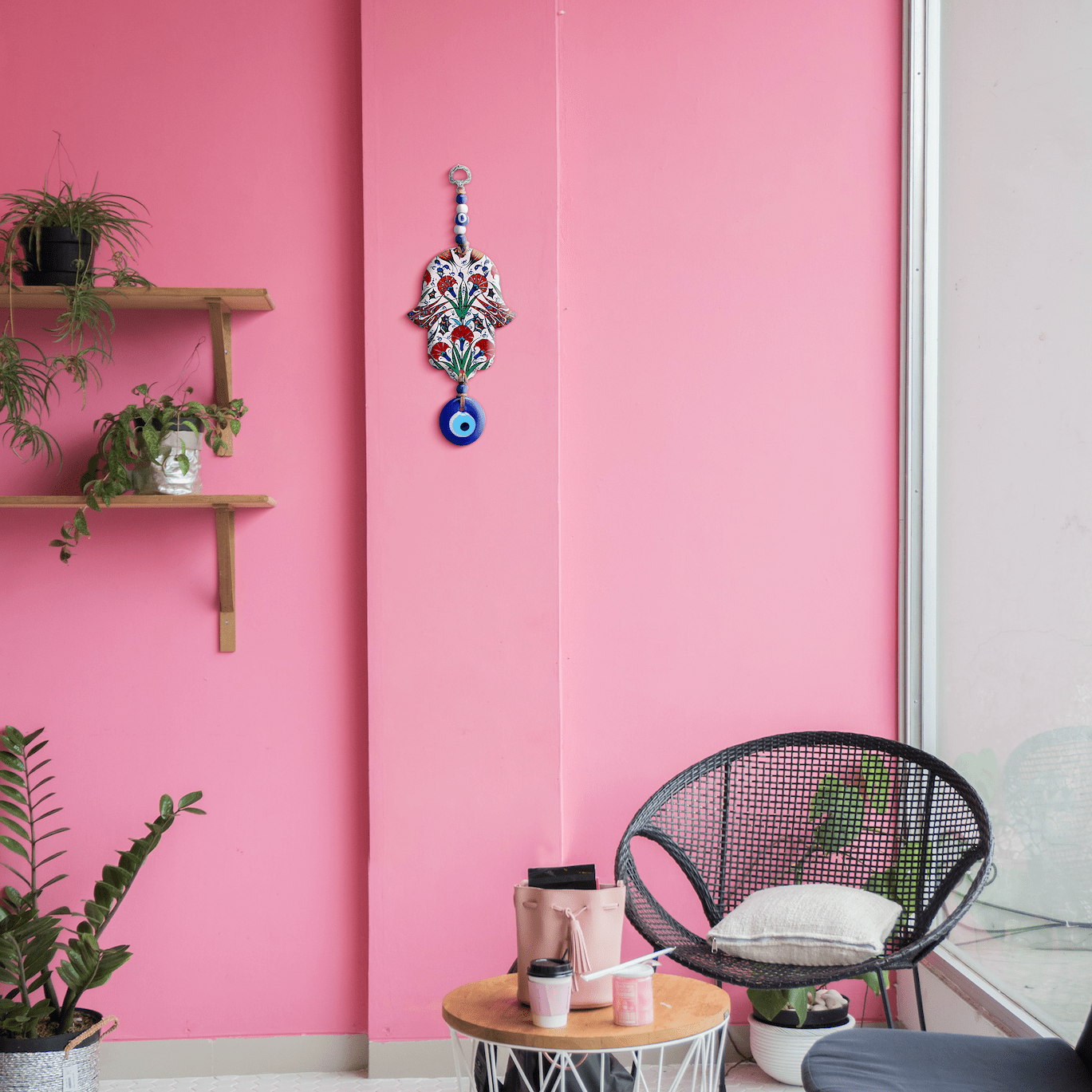 Floral Hamsa Wall Hanging、mySite、topwebapps