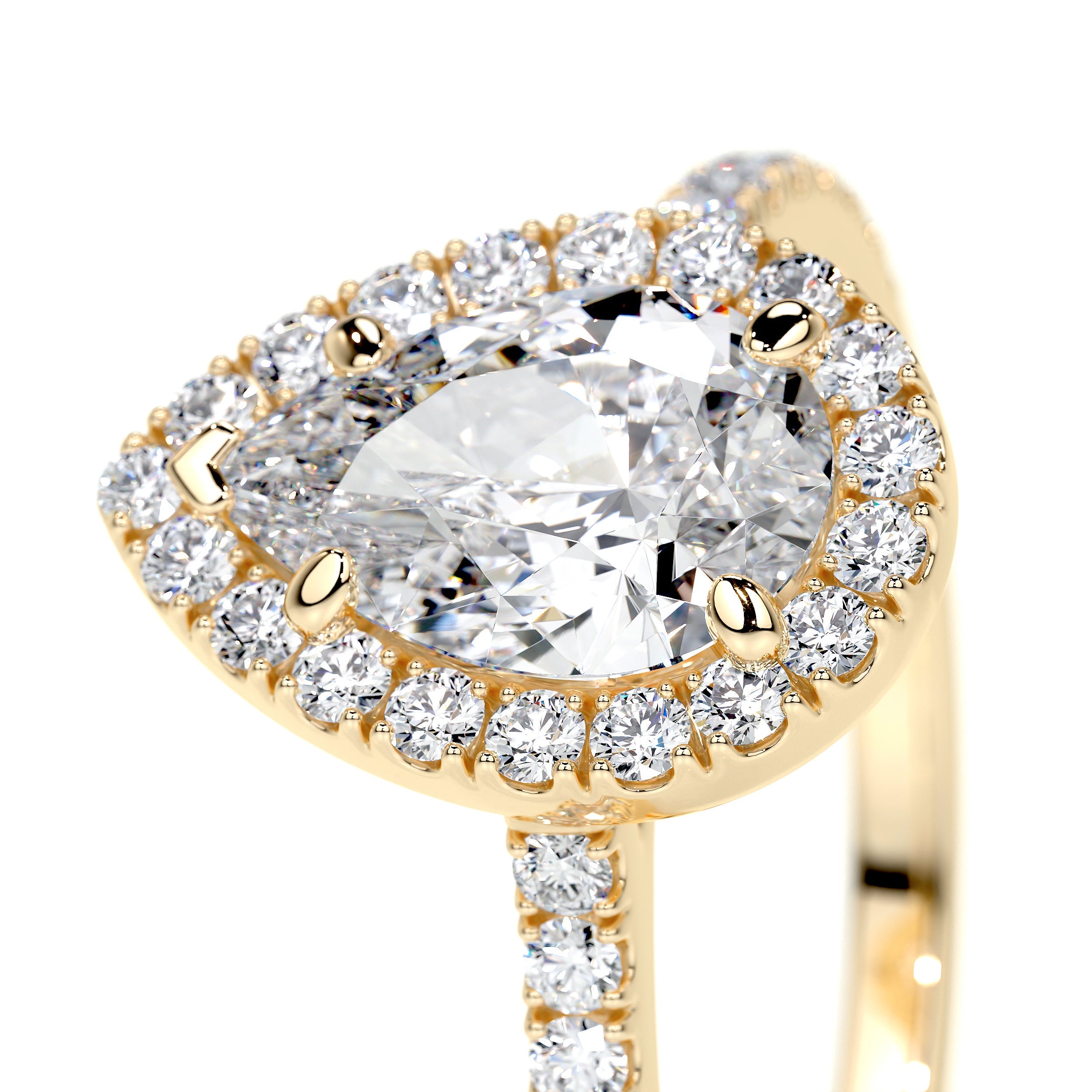 Sophia Lab Grown Diamond Ring -18K Yellow Gold、mySite、hinf8tx79