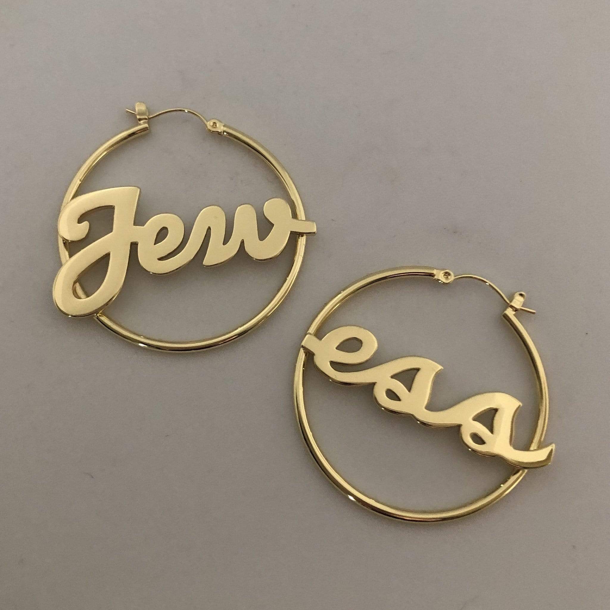 Jewess Hoop Earrings - 14k Gold、mySite、topwebapps