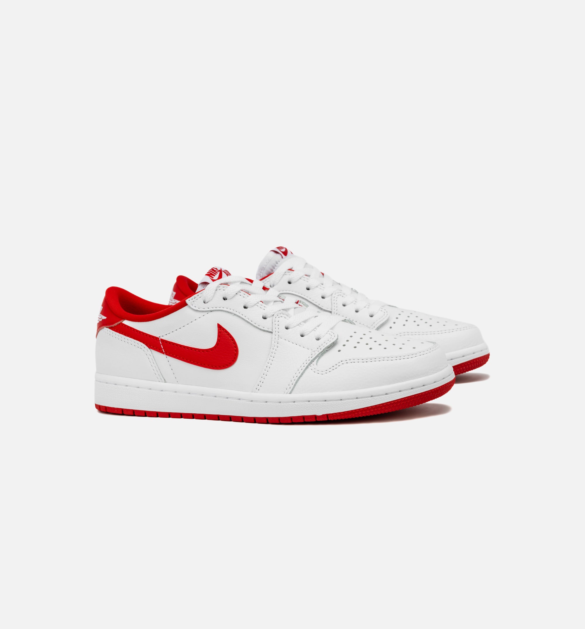 Air Jordan 1 Retro Low OG University Red Mens Lifestyle Shoe - White/Red、mySite、dreamappss