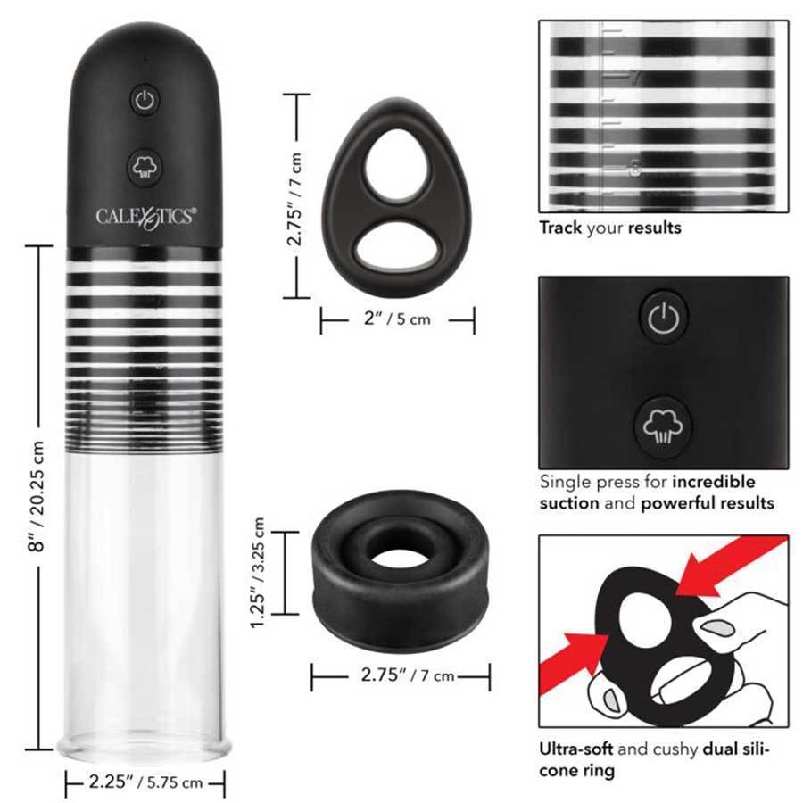 Rechargeable EZ Electric Penis Pump Kit Optimum Series by Cal Exotics、mySite、bottomscart