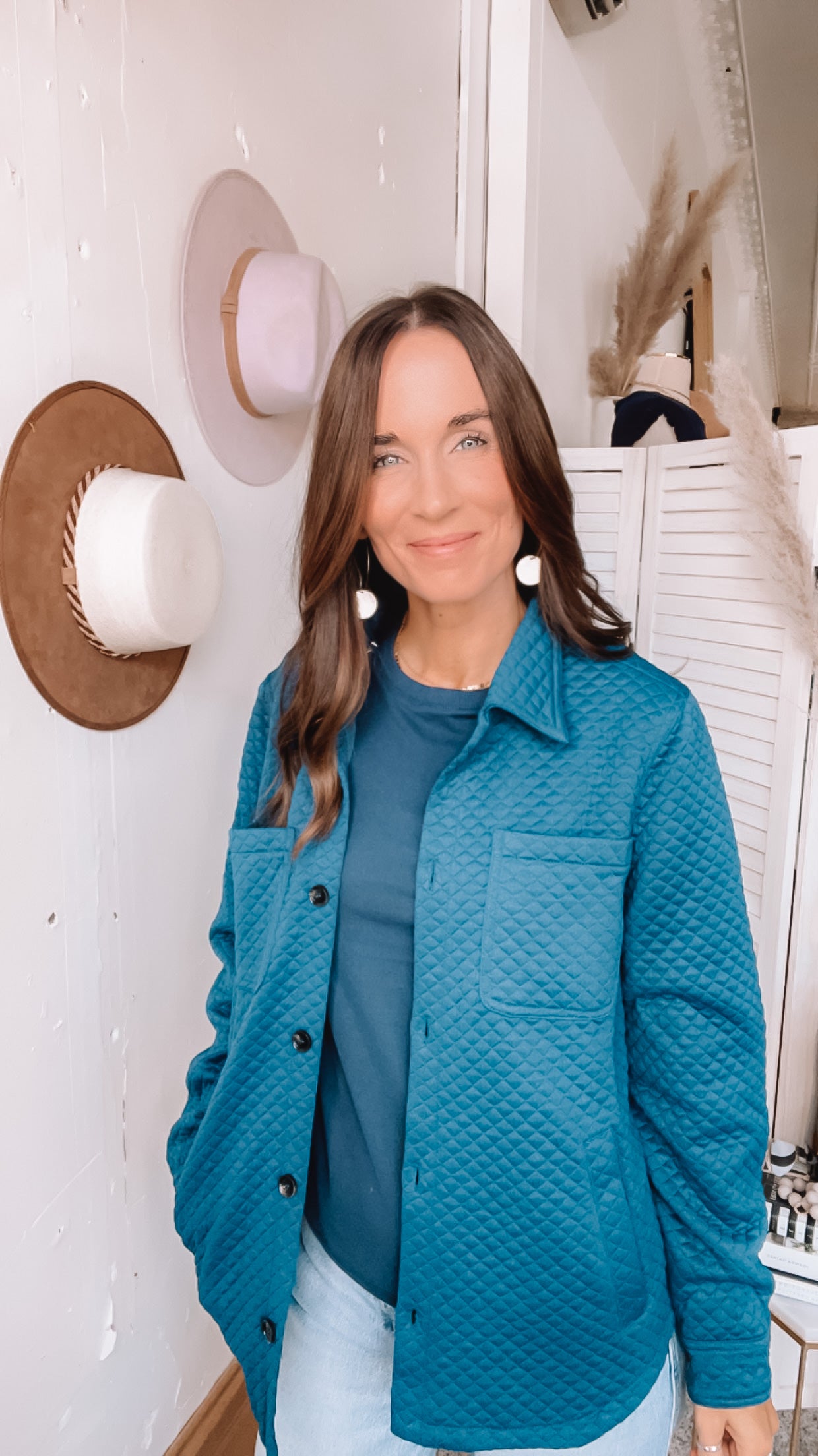 Jenna's Quilted Button Down、mySite、garagedoors4me