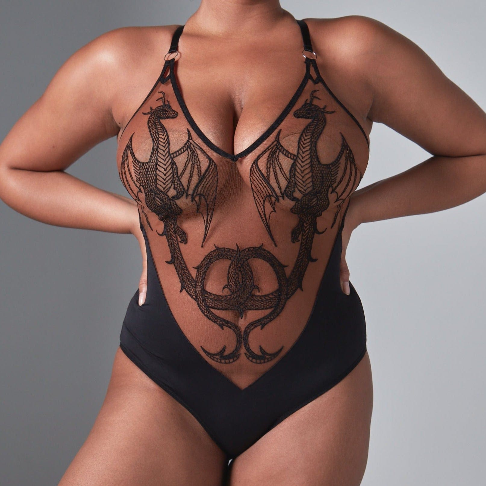 Dracona Bodysuit - Available in Multiple Nudes、mySite、bengalsvssteelers
