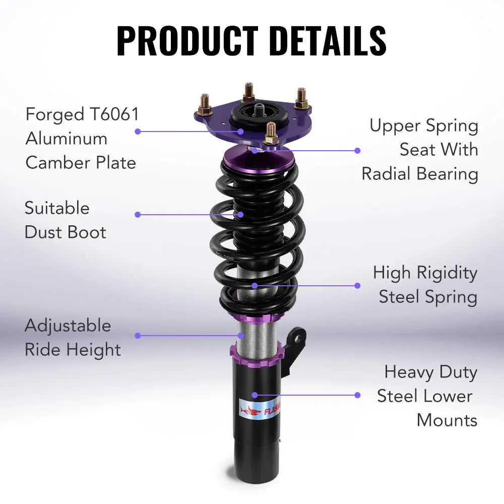 For 2018-2022 Honda Accord 32-Way Damping Coilover Shock Absorbers Struts | Flashark、mySite、nflplayoffbracketp